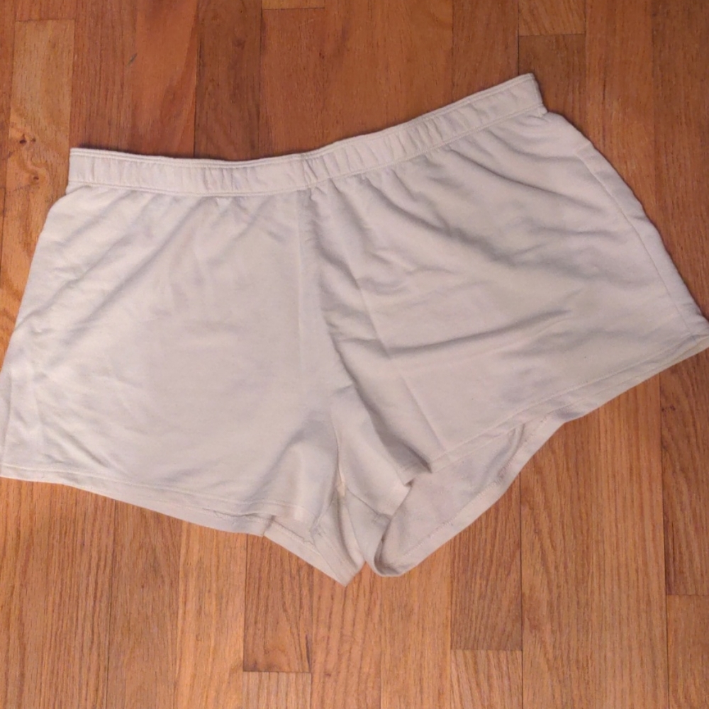 Creamy White Sleep Shorts